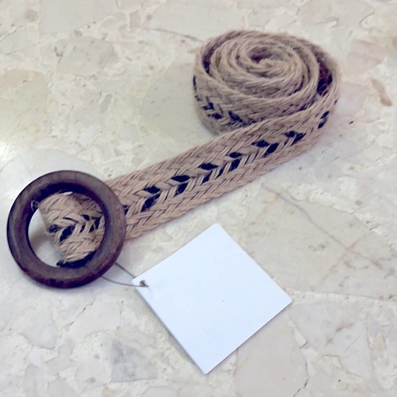 NEW ZARA Two-Tone Woven Belt main image 3